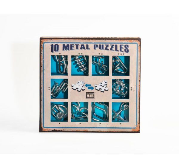 Set 10 metal puzzles