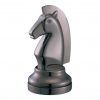 Cast Chess Cavalo preto