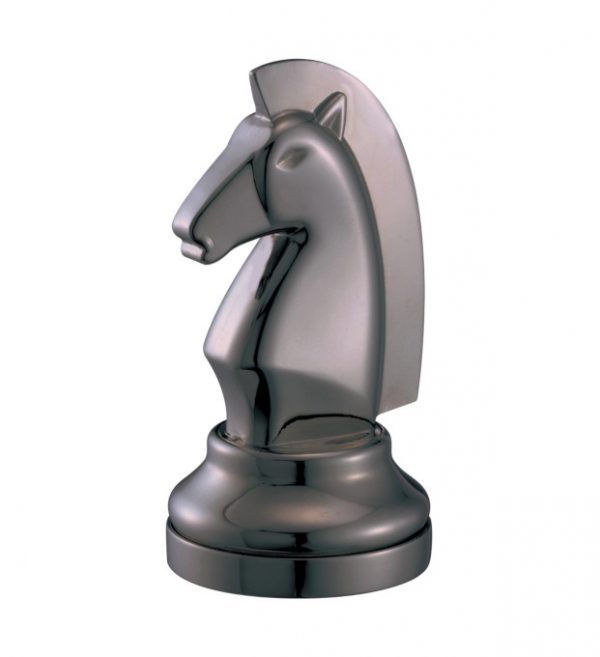 Cast Chess Cavalo preto
