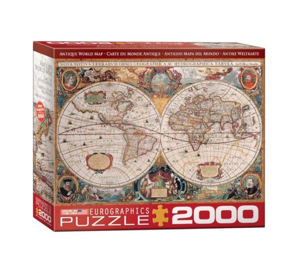 Eurographics Mapa do Mundo Antigo