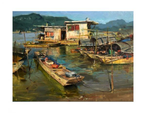 Art & Fable Pearl River Village puzzle