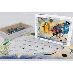 puzzle Eurographics Amarelo Vermelho Azul