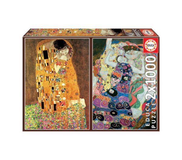 O Beijo e a Virgem por Gustav Klimt