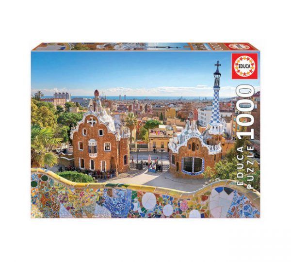 puzzle Educa Vista de Barcelona do Parque Güell